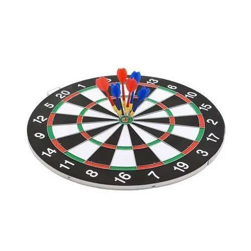 15" Dart Board With 6 Darts Set