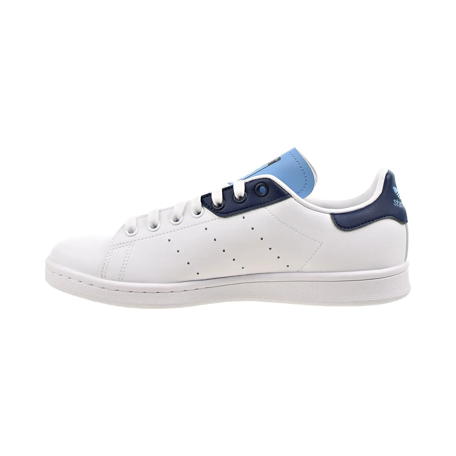 Adidas Stan Smith Men's Shoes Cloud White-Collegiate Navy-Light Blue