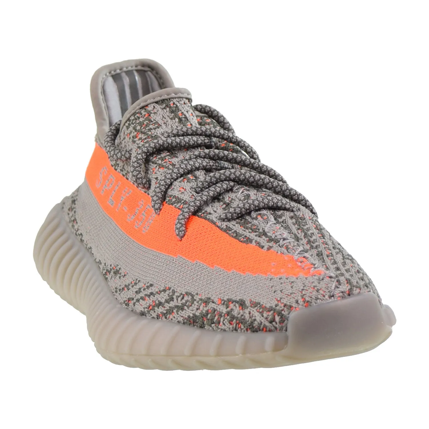 Adidas Yeezy Boost 350 V2 Men's Shoes Reflective-Steeple Grey-Solar Red