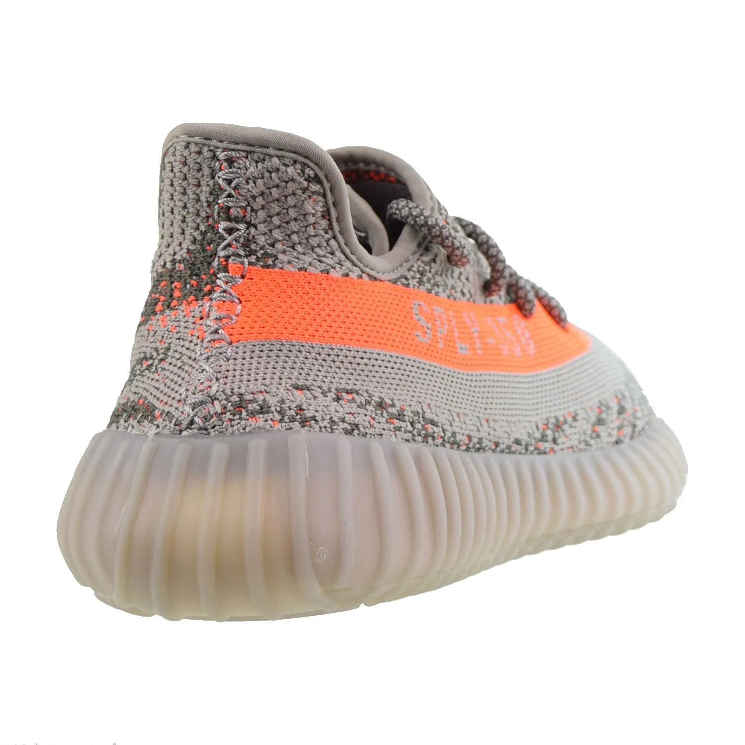 Adidas Yeezy Boost 350 V2 Men's Shoes Reflective-Steeple Grey-Solar Red