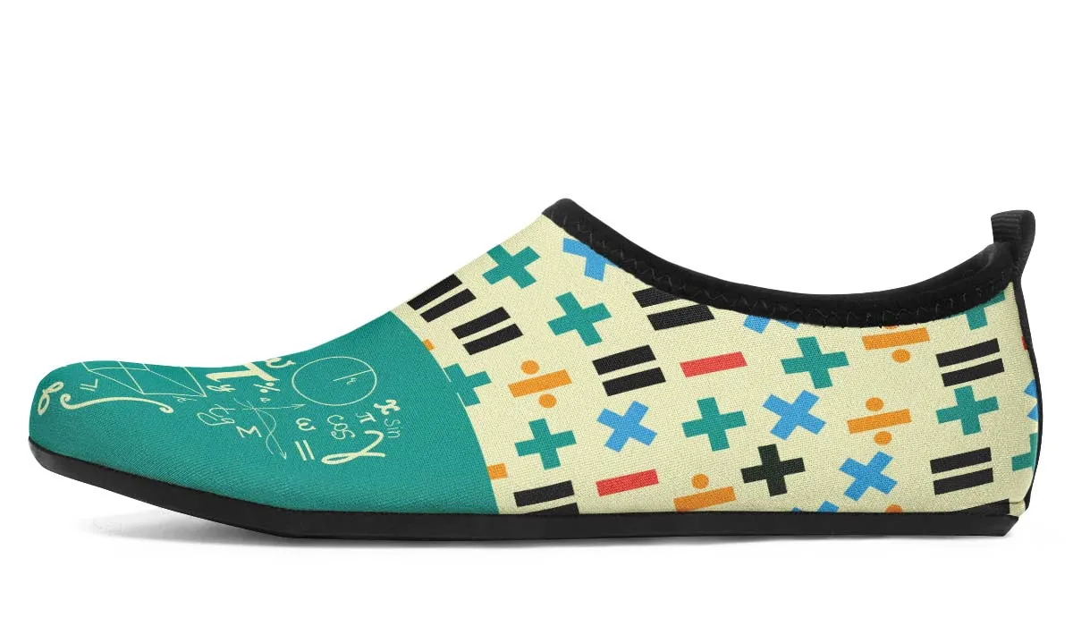 Adoring Math Aqua Barefoot Shoes