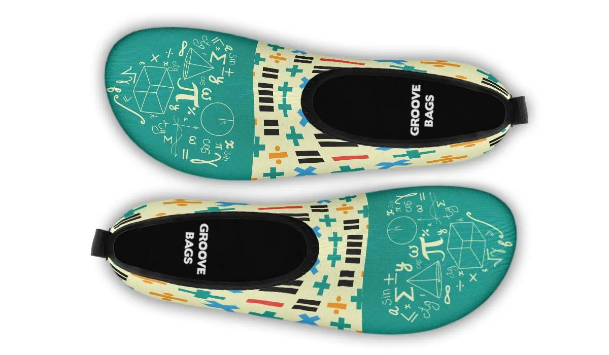 Adoring Math Aqua Barefoot Shoes