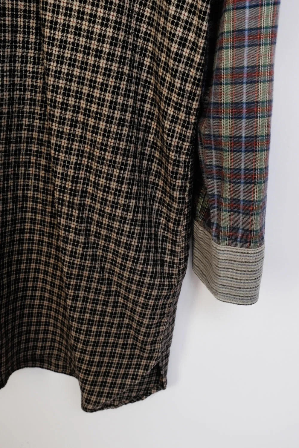 ALEXANDER MCQUEEN CHECKED SHIRT DRESS