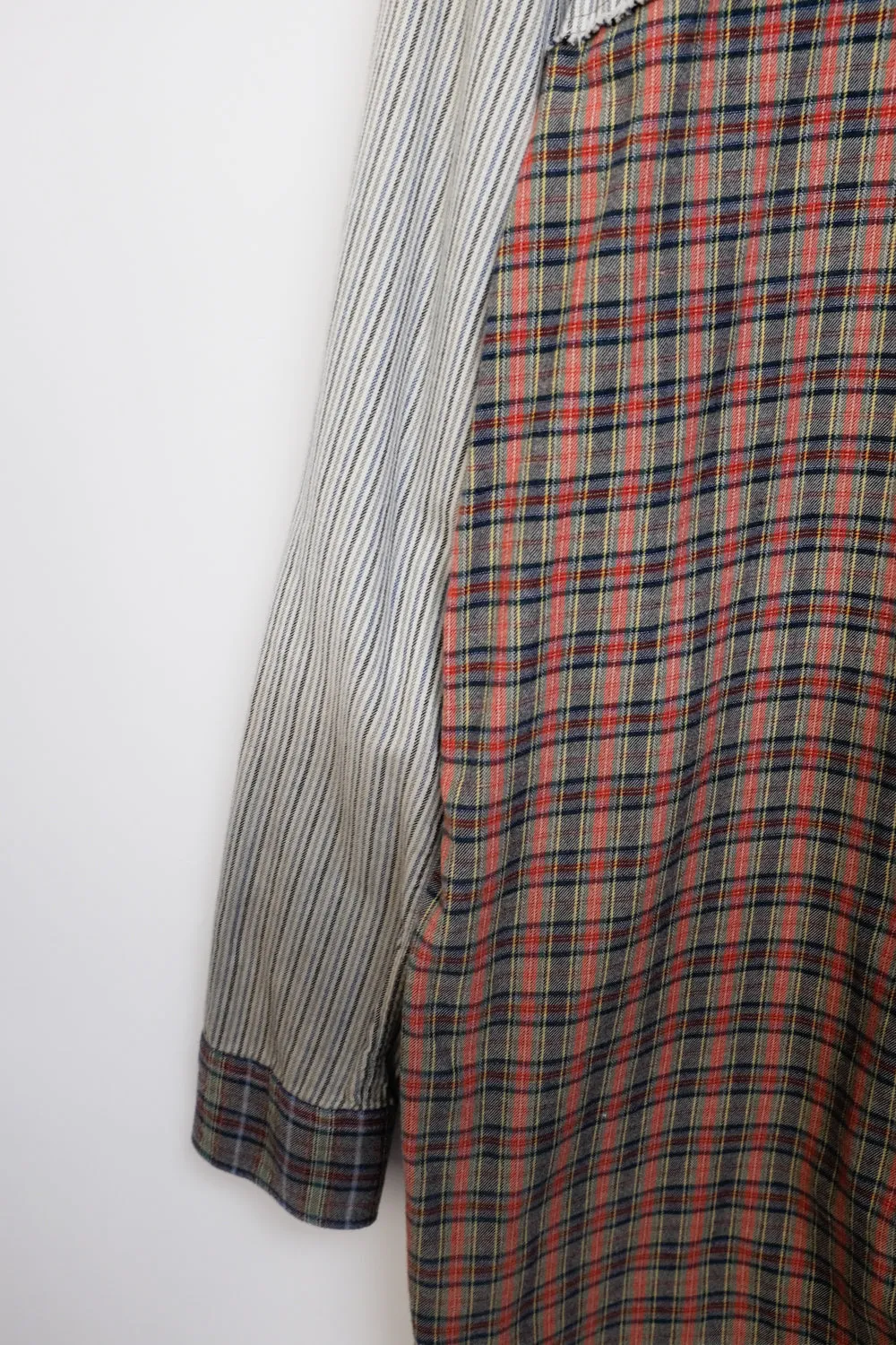 ALEXANDER MCQUEEN CHECKED SHIRT DRESS