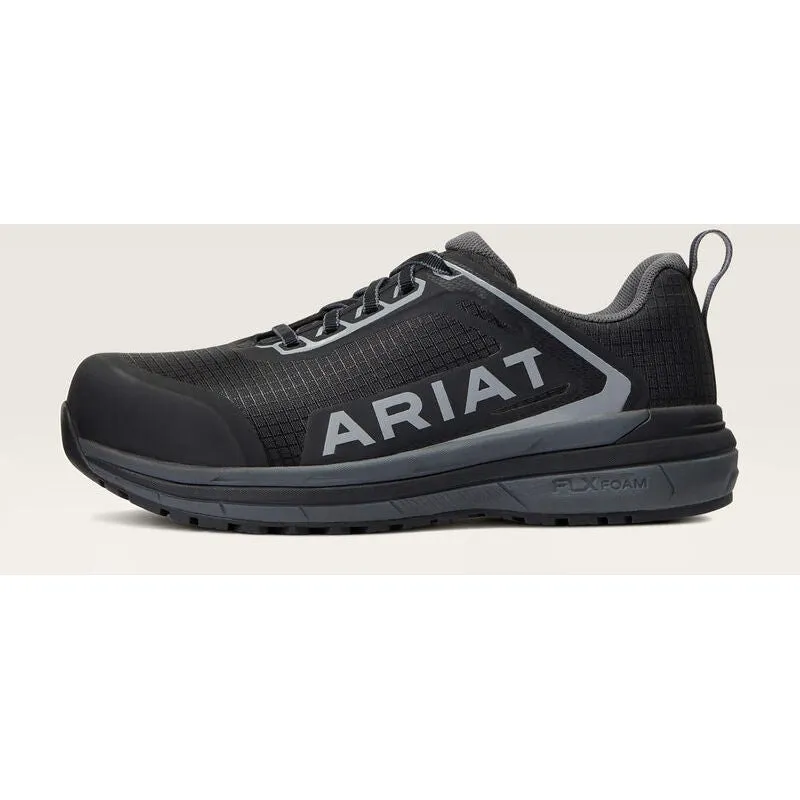 Ariat Women's Outpace CT Safety Slip Resist Work Shoe -Black- 10040324