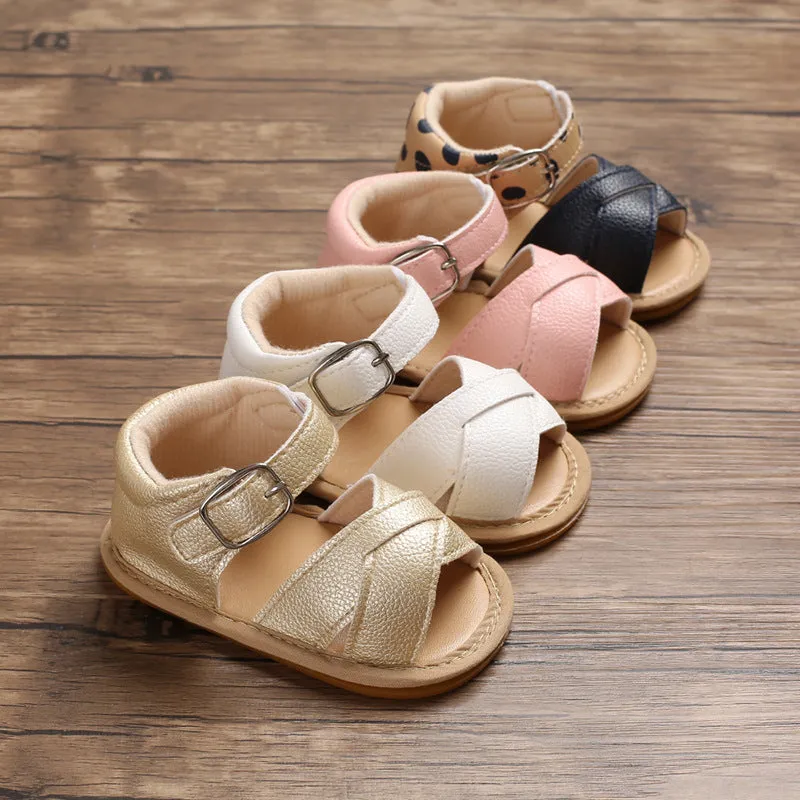 Baby leather sandals