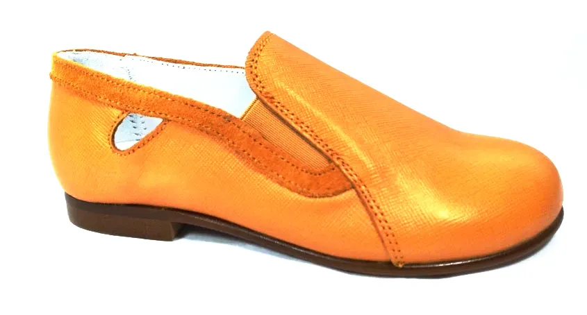 Beberlis Tan Miel Leather Slip on Smoking Shoe