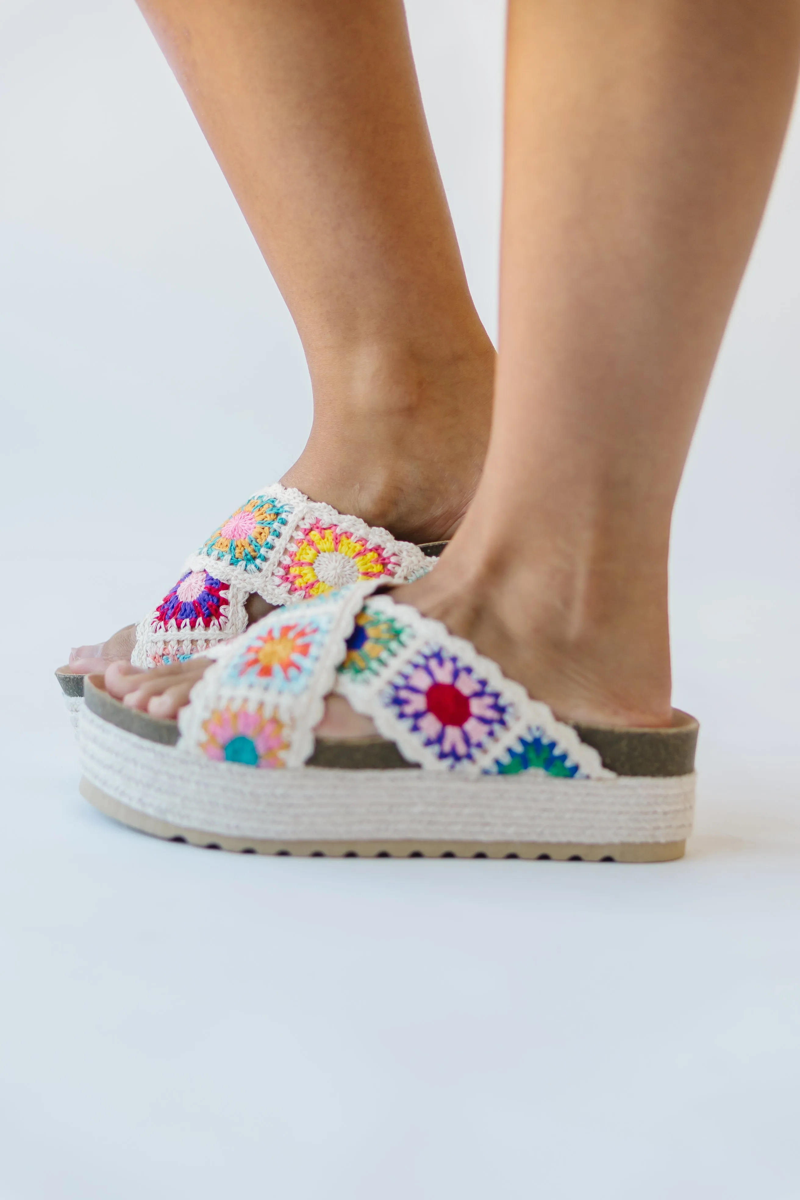 Chinese Laundry: Plays Crochet Sandal in Natural