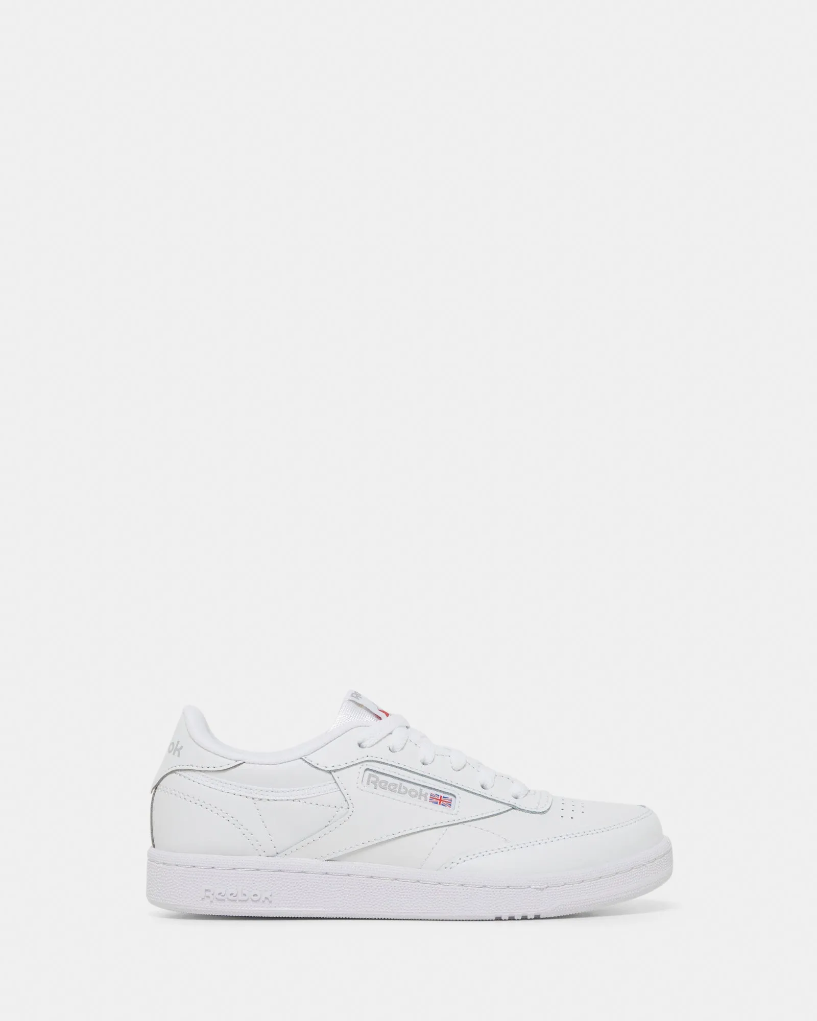 Club C Shoes - Grade School White/Sheer Grey-Int