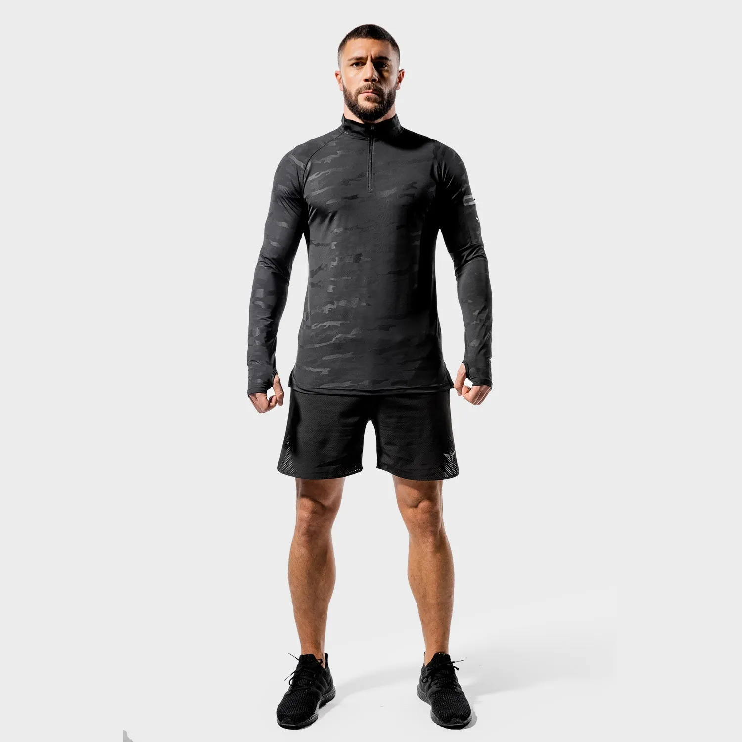 Core Running Top - Black Camo