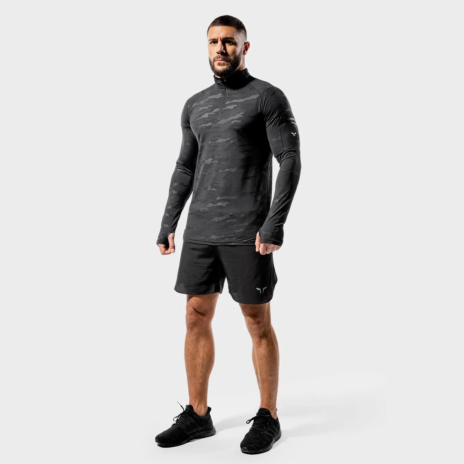 Core Running Top - Black Camo