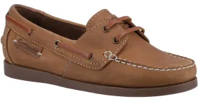 Cotswold Waterlane Womens Leather Boat Shoe