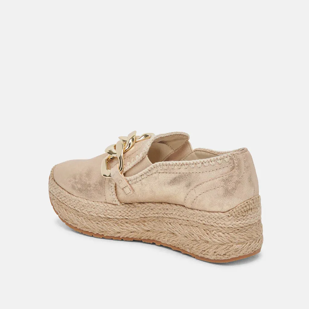 Dolce Vita Jhenee Espadrille - Gold