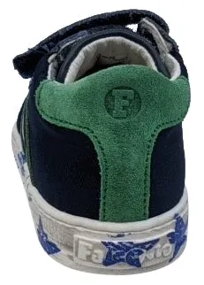 Falcotto Boy's New Leryn Fashion Sneakers, Navy/Verde