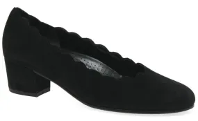 Gabor Gigi 32.221 Womens Suede Leather Court Shoe