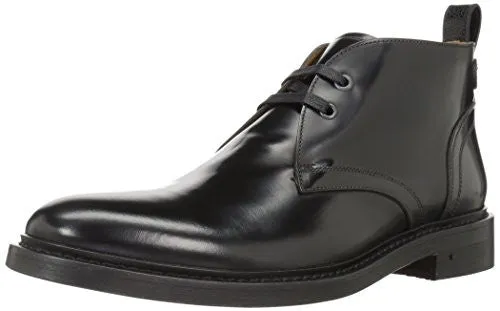 GEORGE BROWN MEN'S FULTON CHUKKA BOOT, BLACK, 11.5 M US