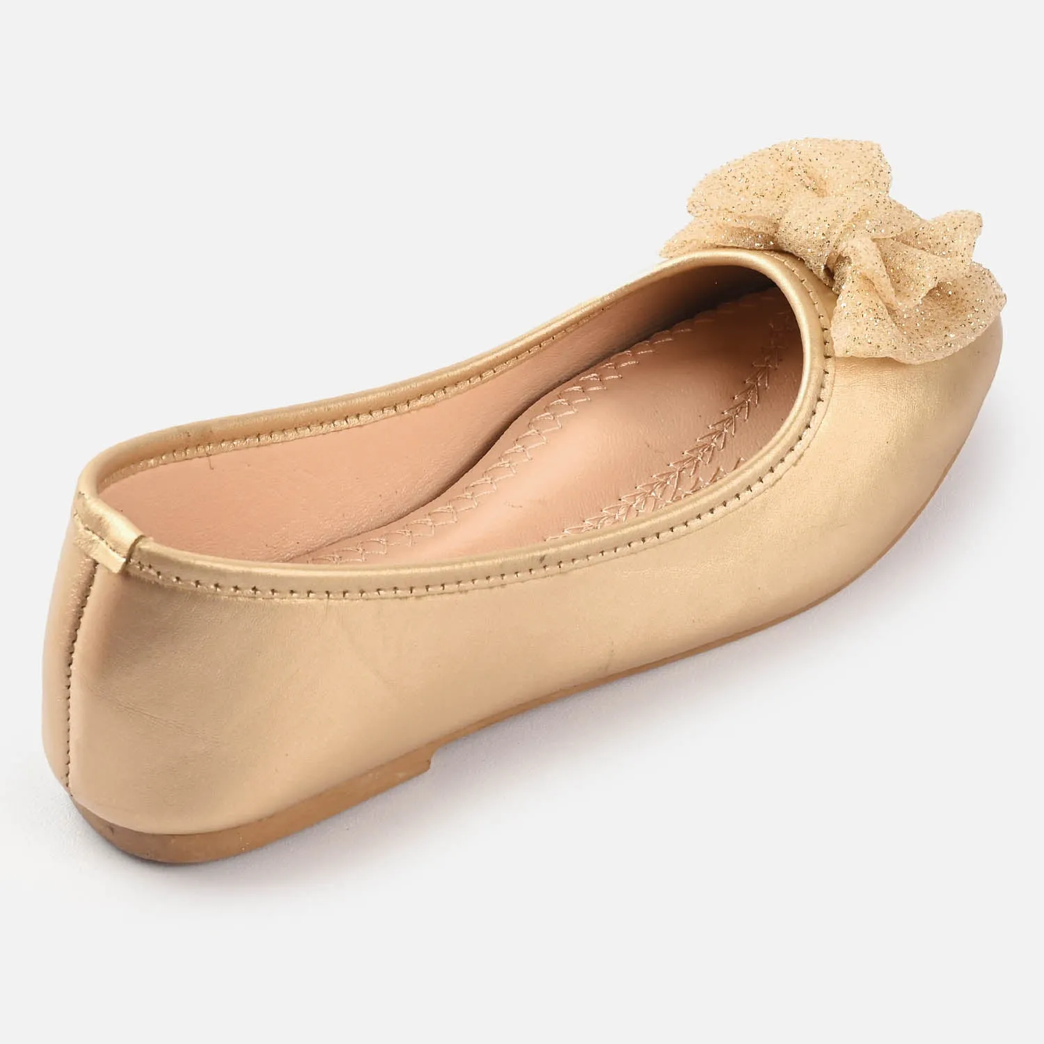 Girls Pumps 1288-Golden