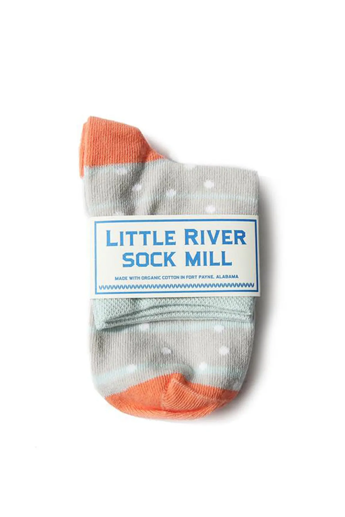 GRAND DOT ANKLET SOCK BY LITTLE RIVER SOCK MILL