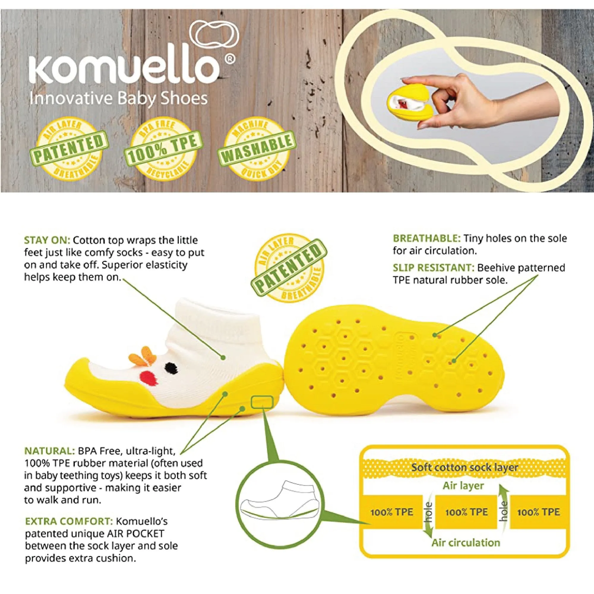 Komuello Baby Shoes - Baby Seal