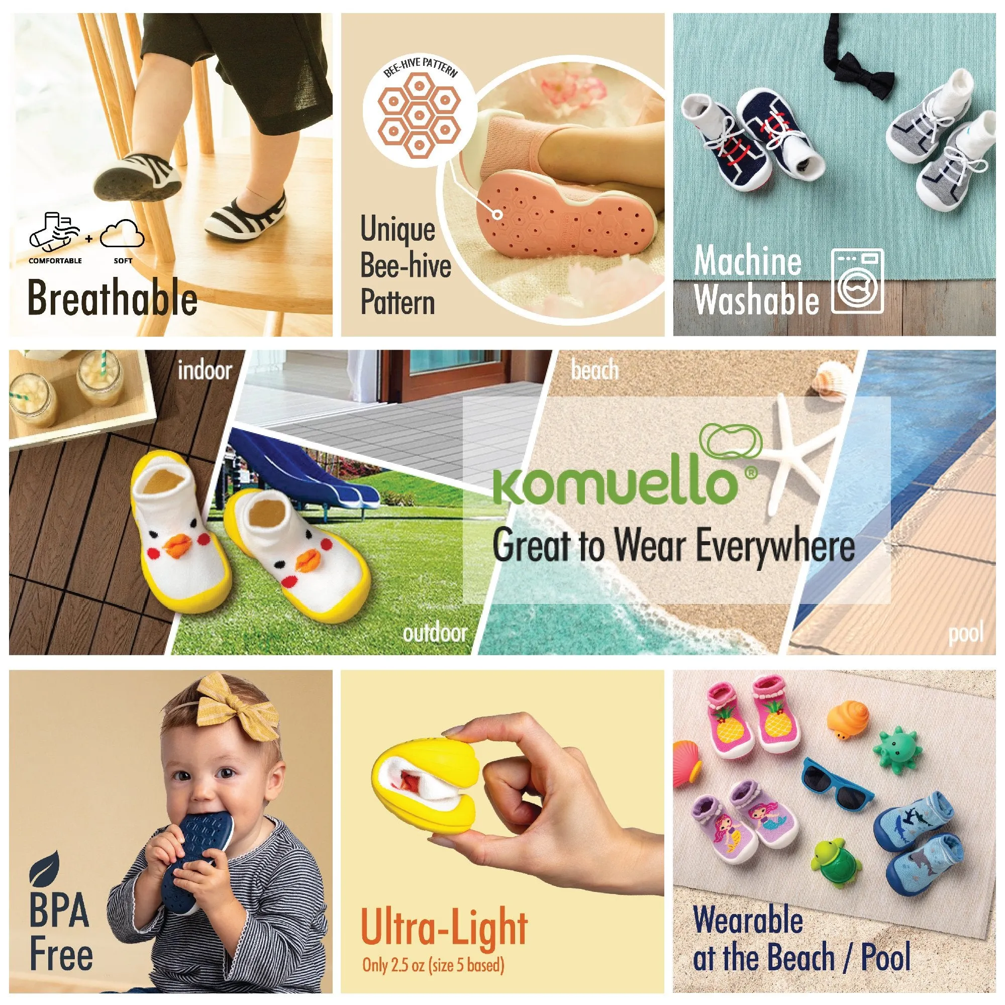 Komuello Baby Shoes - Baby Seal