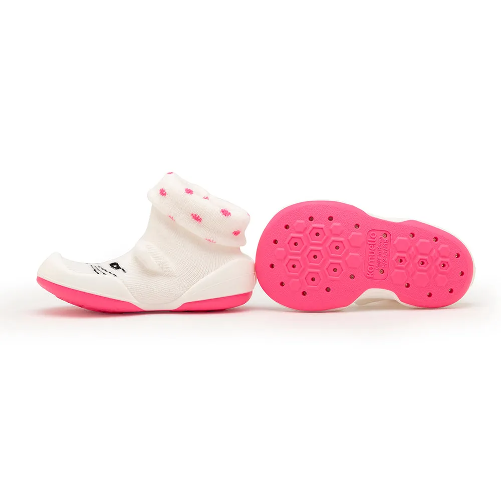 Komuello Baby Shoes - Pink Cats