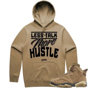 LESS TALK - Brown Kelp Sneaker Hoodie