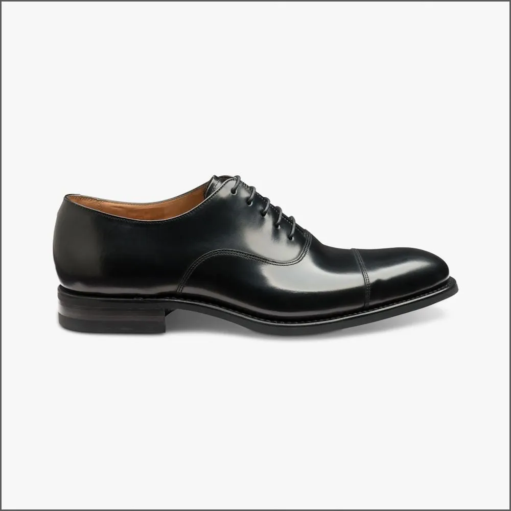 Loake Finsbury Black Oxford Shoe*