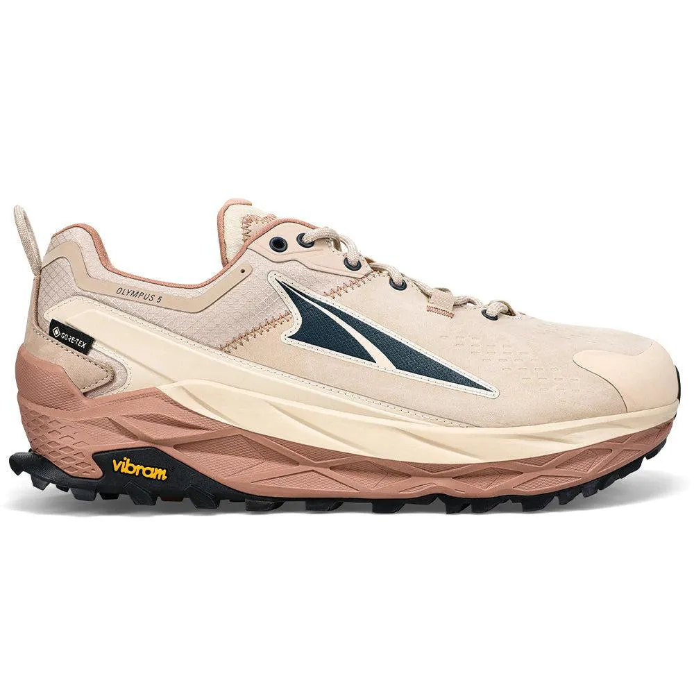 Men's Altra Olympus 5 Hike Low GTX, Sand, 11 D Medium