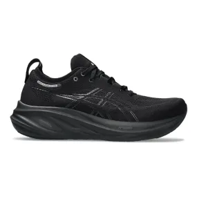 Men's Asics GEL-Nimbus 26, Black/Black, 10 2E Wide