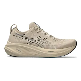 Men's Asics GEL-Nimbus 26, Feather Grey/Black, 10.5 D Medium