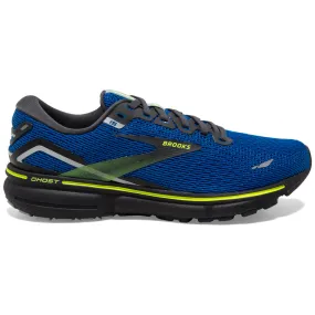 Men's Brooks Ghost 15, Blue/Ebony/Grey, 11 D Medium