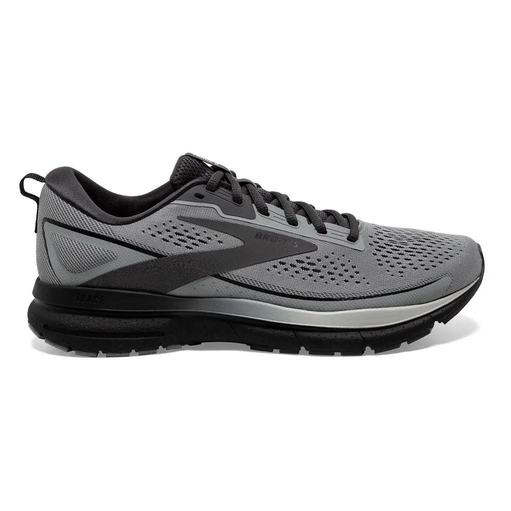 Men's Brooks Trace 3, Grey/Black/Ebony, 15 D Medium