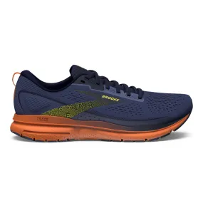 Men's Brooks Trace 3, Iris/Red Orange/Sulphur, 8 D Medium