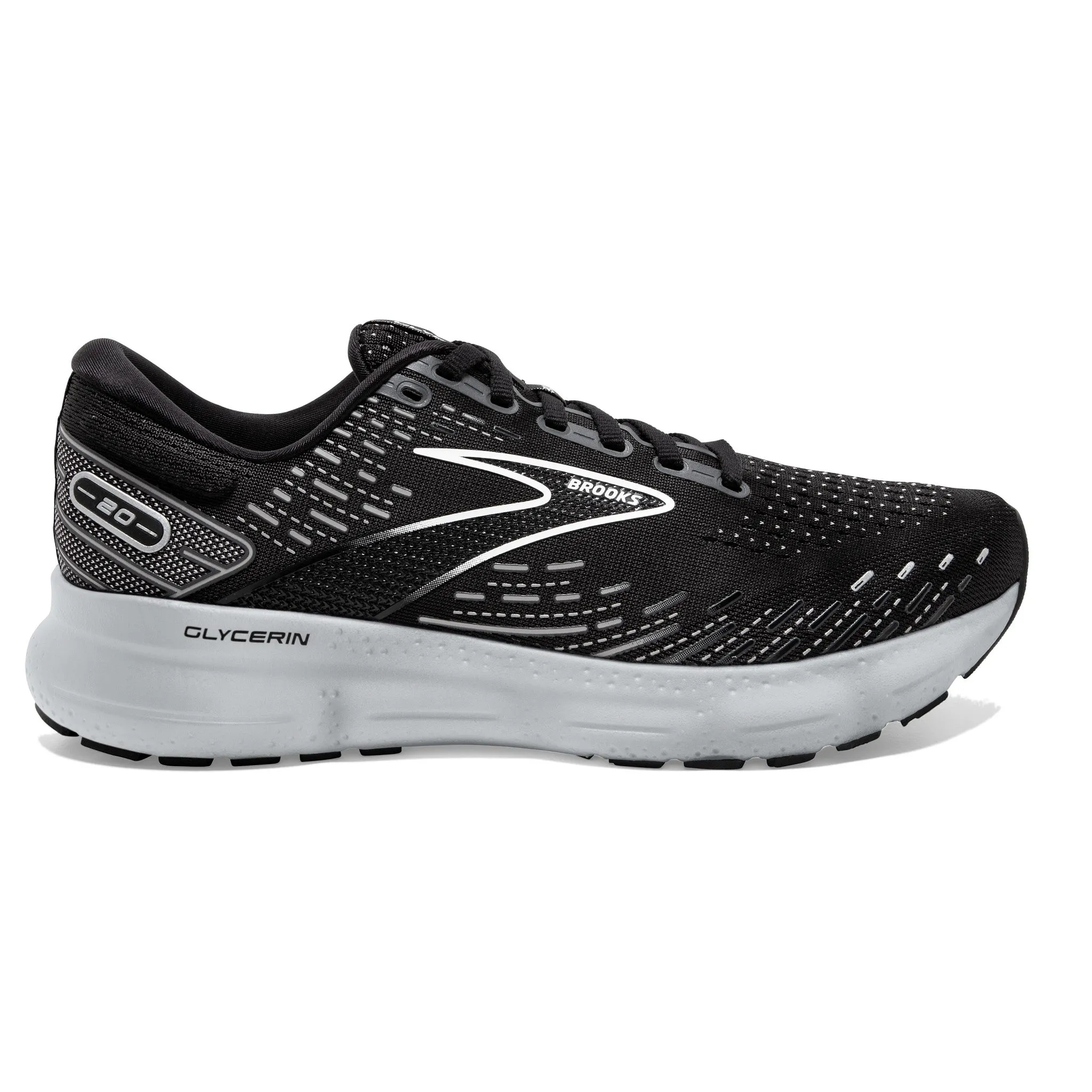 Men's Glycerin 20 - Black / White / Alloy