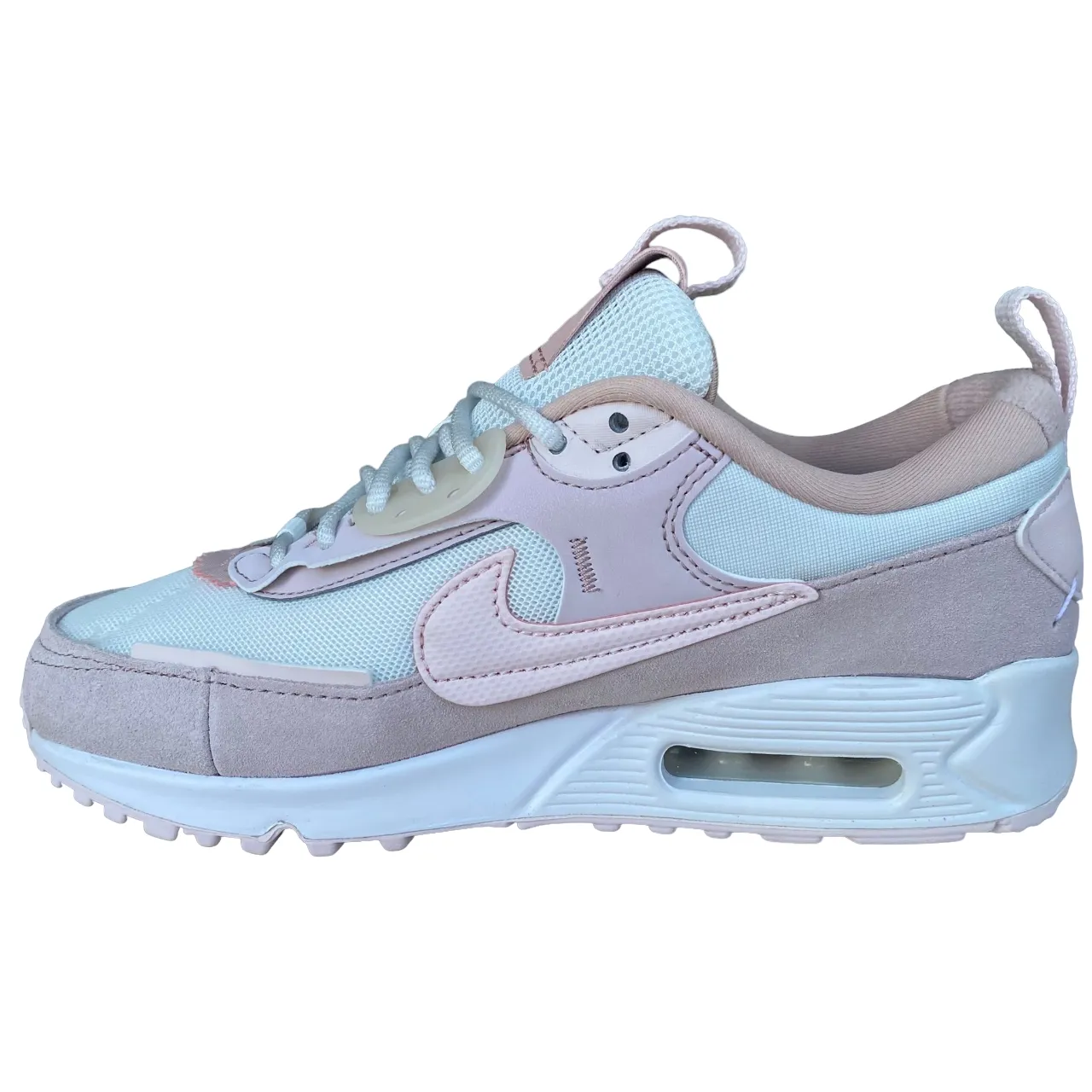 Nike women's sneakers shoe Air Max 90 Futura DM9922-104 white-pink