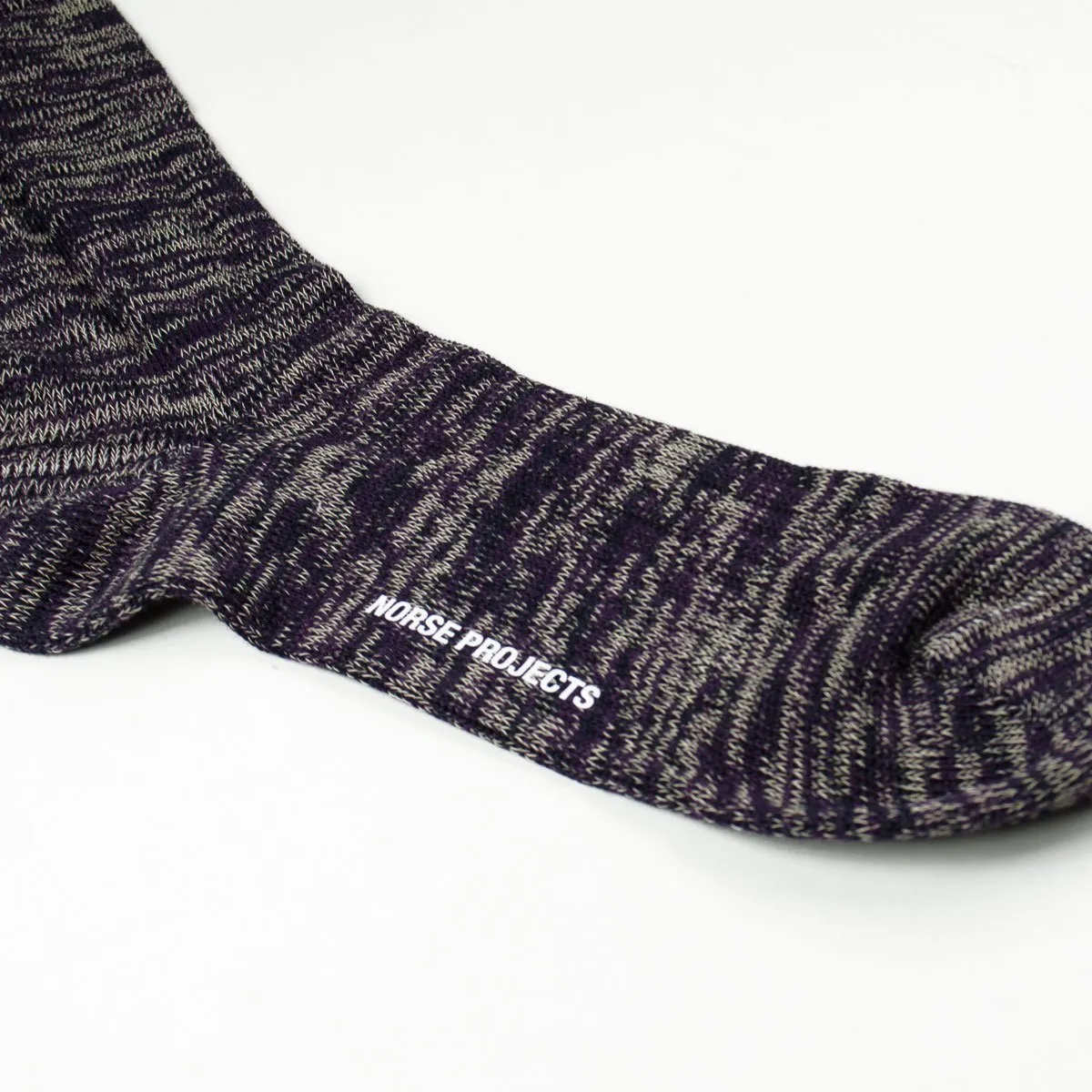 Norse Projects - Bjarki Blend Socks - Ritteri Purple