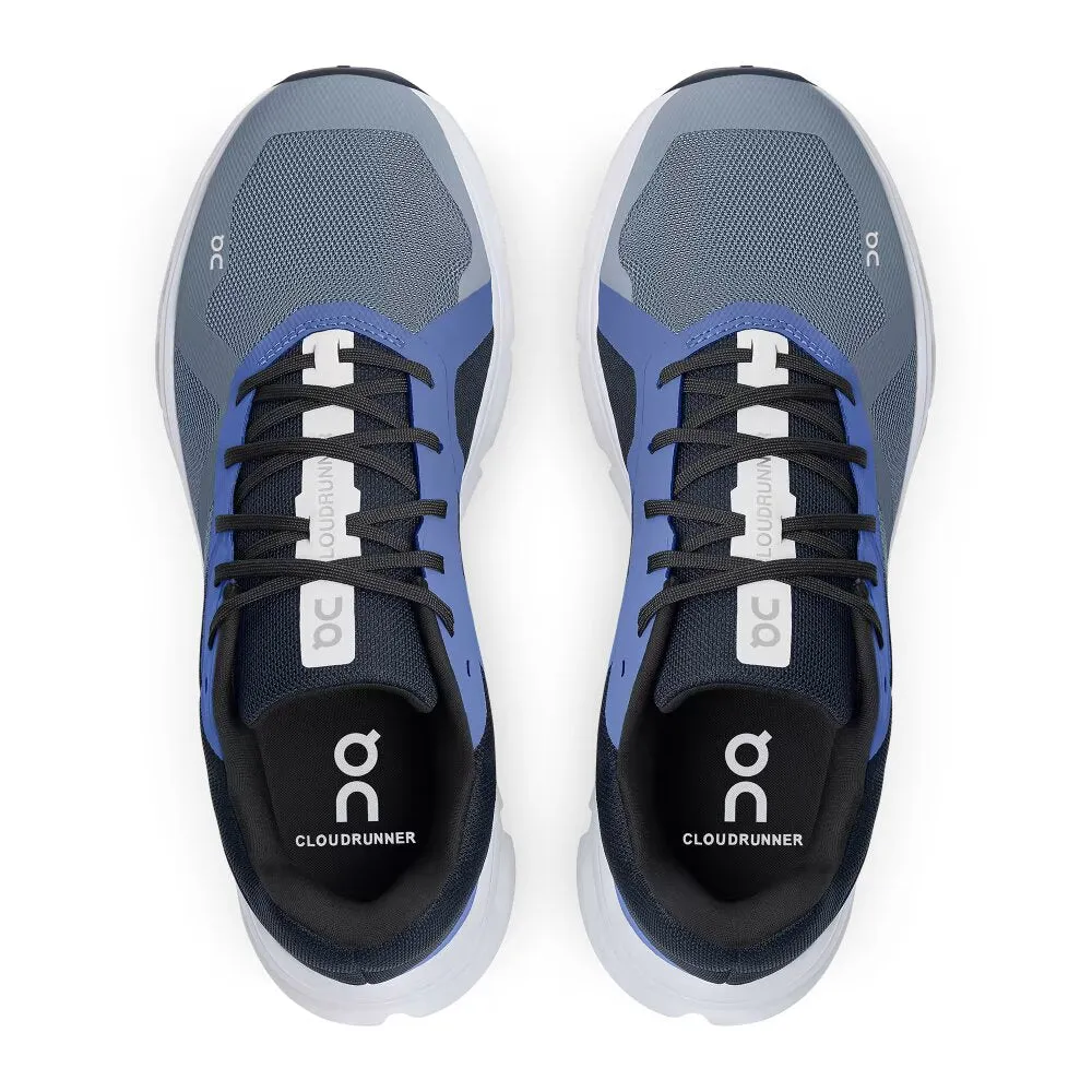 On Men's Cloudrunner - Metal/Midnight