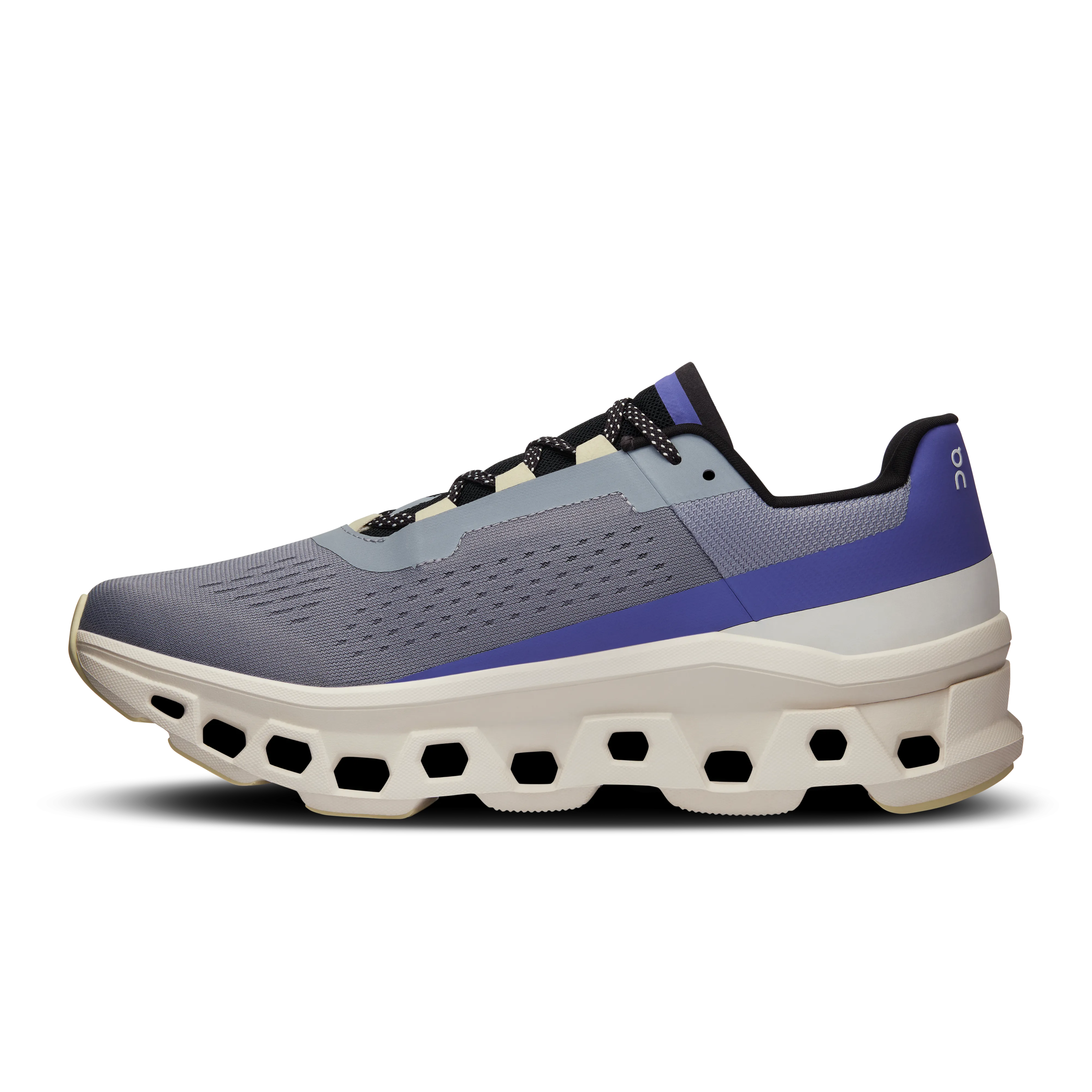 On Running Men's Cloudmonster Shoes - Mist / Blueberry