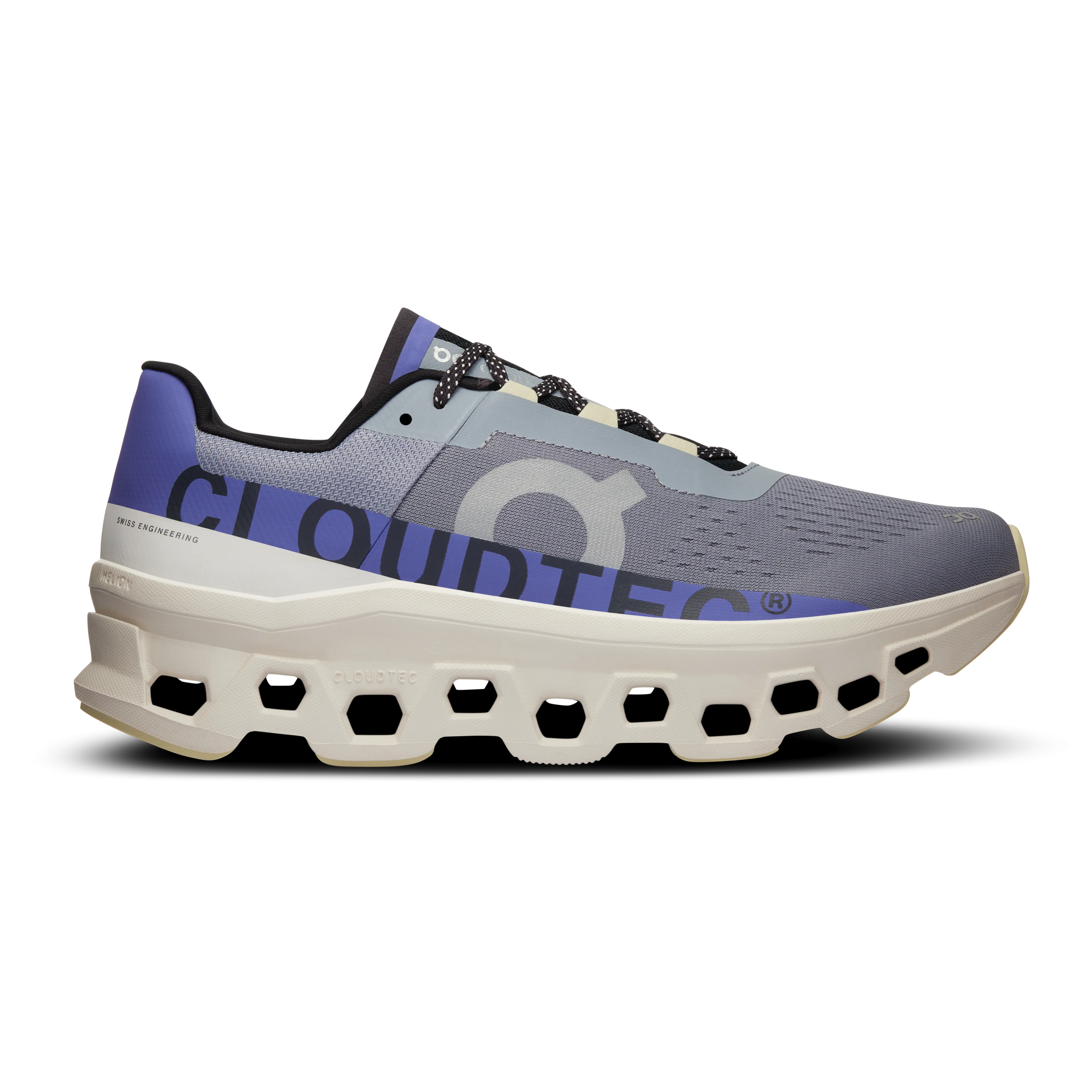 On Running Men's Cloudmonster Shoes - Mist / Blueberry