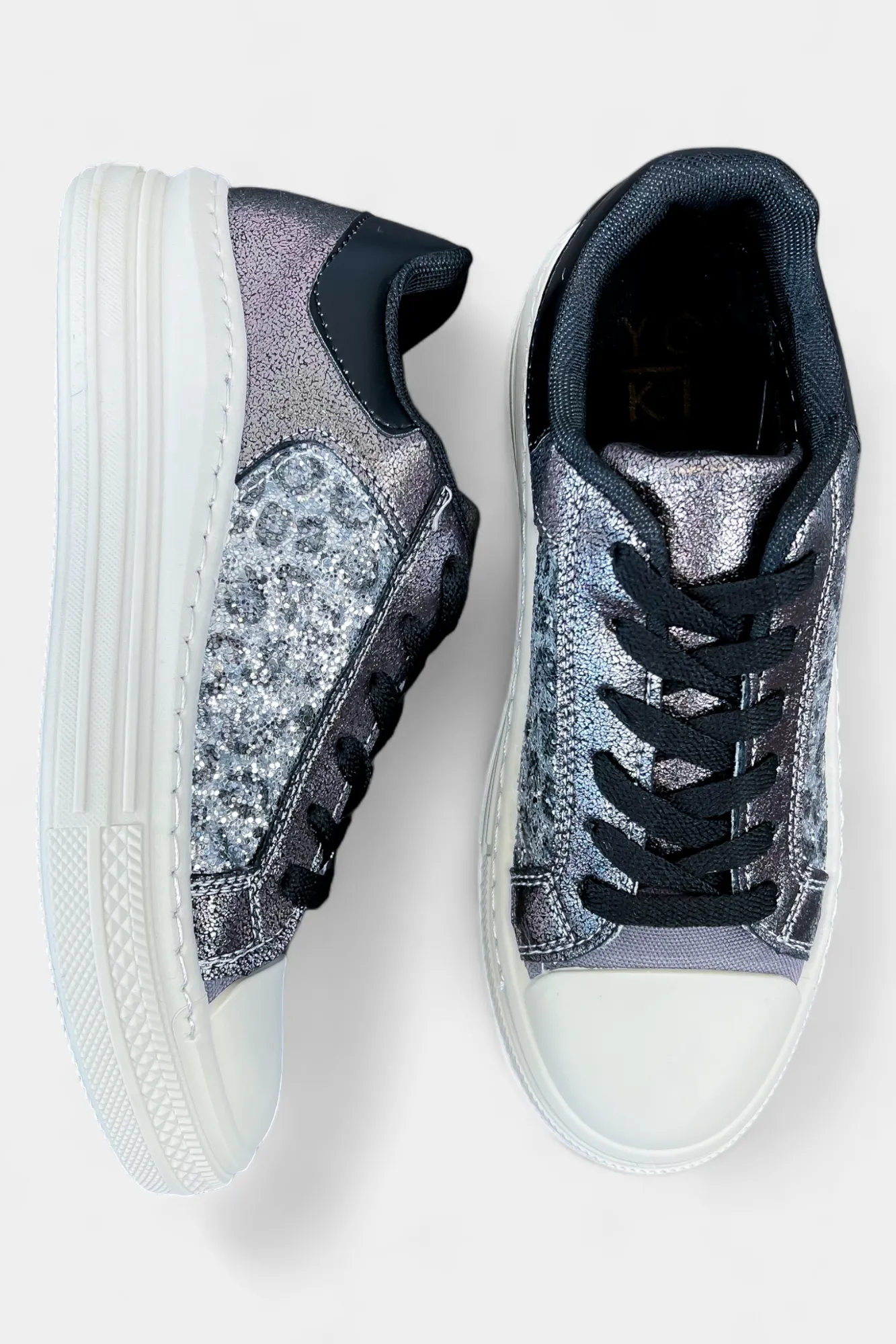 Pewter Leopard Sneakers