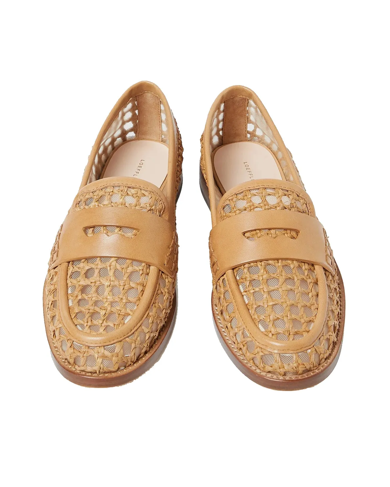 Rachel Crochet Raffia Loafer (Natural)