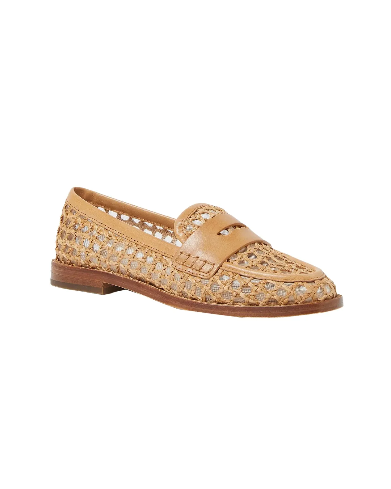 Rachel Crochet Raffia Loafer (Natural)