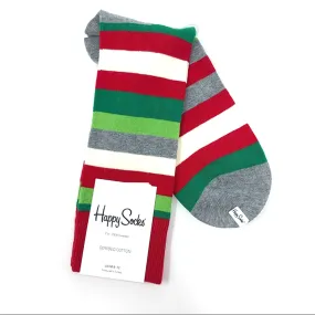 Red Multi Stripe Sock