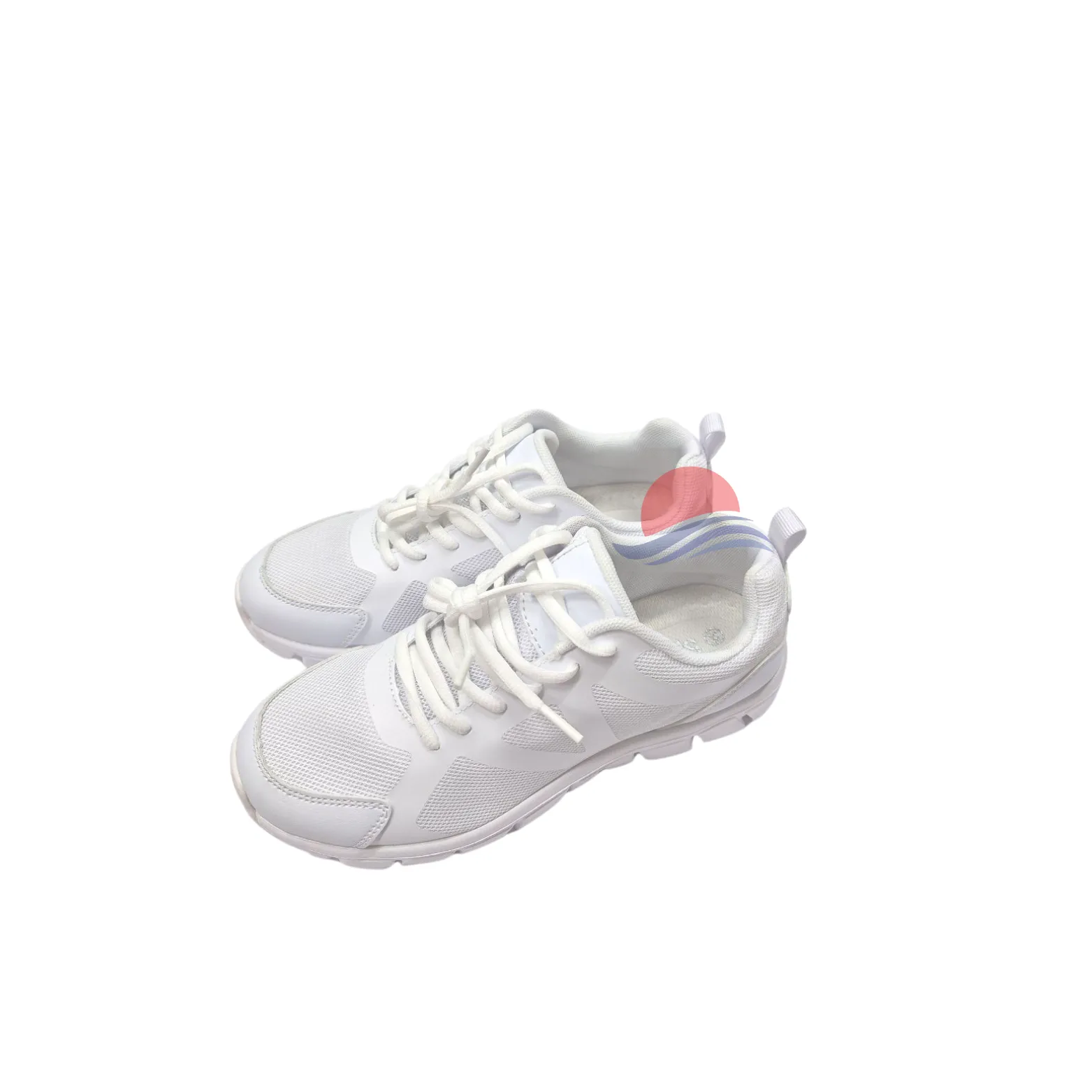 SPIKE White School Shoes -  Lace