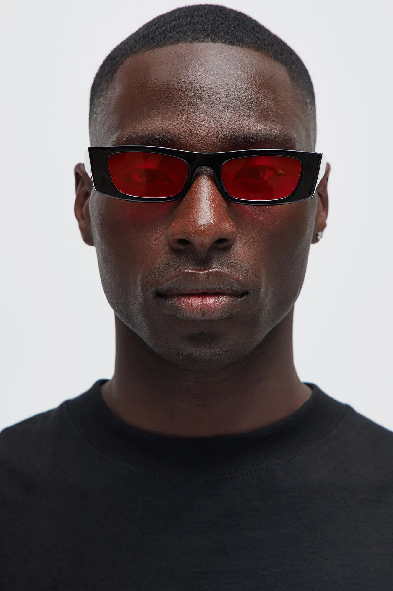 Vivid Vision Sunglasses - Black/Red