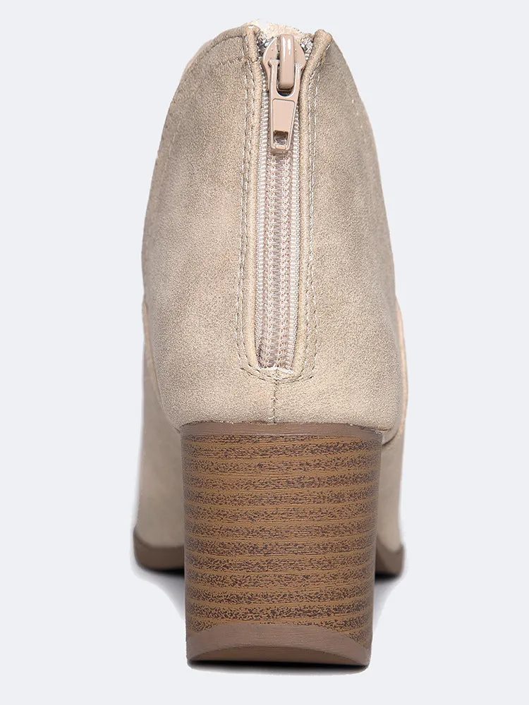 Western Low Ankle Bootie