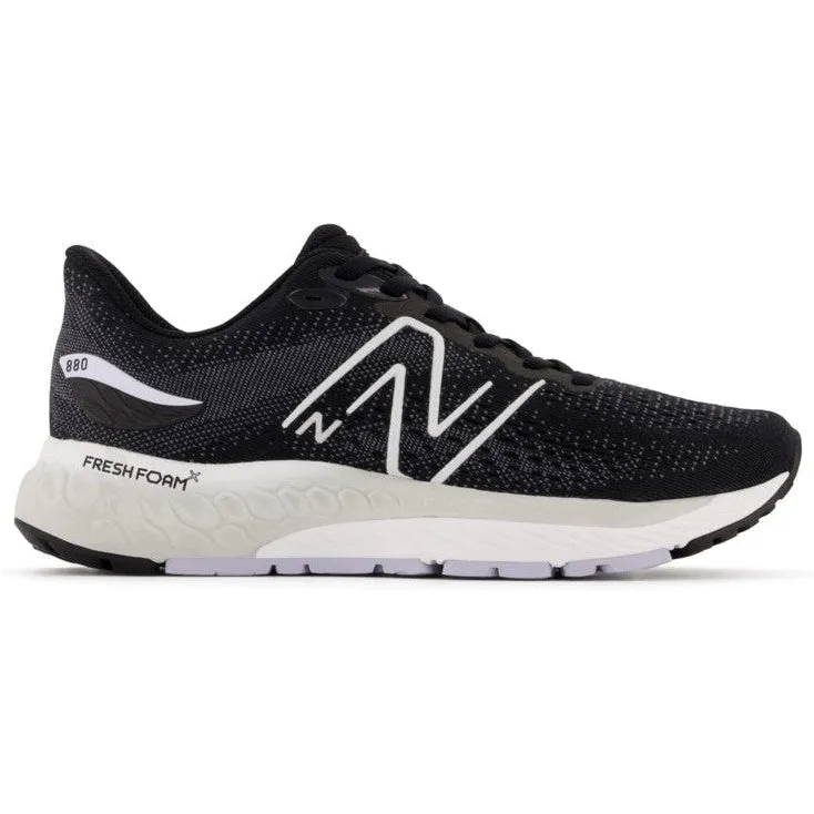 Women's New Balance Fresh Foam X 880v12, Black/Violet Haze, 11.5 B Medium